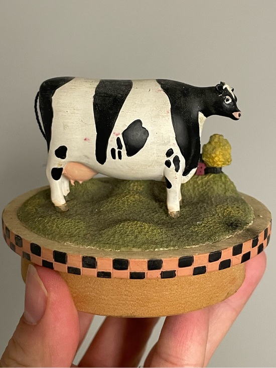 Yankee Candle Other - Yankee Candle Warren Kimble Country Creations vintage Y2K candle topper cow